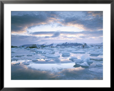 Jokuslarlon Glacial Lagoon, Vatnajokull Ice-Cap, Iceland, Polar Regions by Simon Harris Pricing Limited Edition Print image