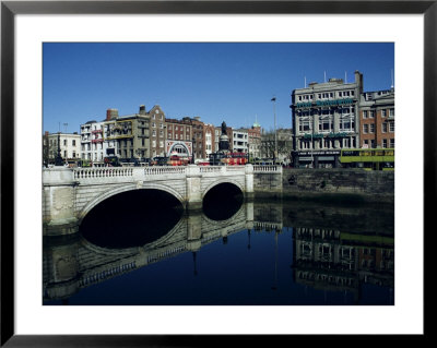 River Liffey And O'connell Bridge, Dublin, Eire (Republic Of Ireland) by Hans Peter Merten Pricing Limited Edition Print image