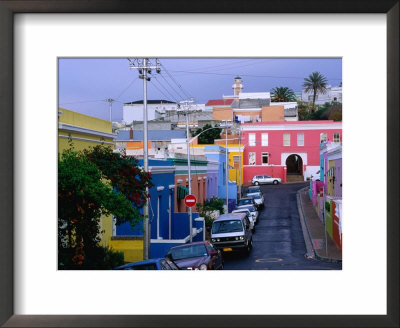 Bo-Kaap, Chiappini Street, Muslim Cape-Malay Area, Wide Angle, Cape Town, South Africa by Ariadne Van Zandbergen Pricing Limited Edition Print image