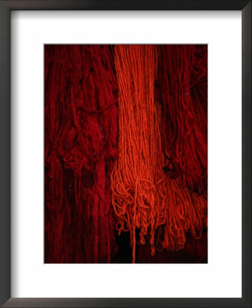 Dyed Wool At Souq, Marrakesh, Morocco by Mark Daffey Pricing Limited Edition Print image