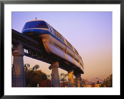 Main Entry Plaza, Monorail, Ahaheim, Ca by Jim Corwin Pricing Limited Edition Print image