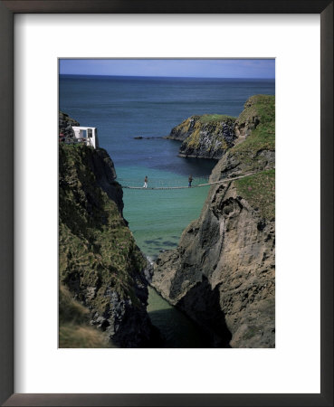 Carrick-A-Rede Rope Bridge, County Antrim, Northern Ireland, United Kingdom by Roy Rainford Pricing Limited Edition Print image