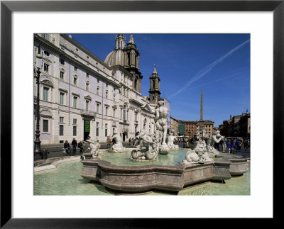 Piazza Navona, Rome, Lazio, Italy by John Miller Pricing Limited Edition Print image