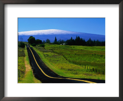 The Saddle Road Connecting East And West Hawaii, With Mauna Loa In The Distance, Hawaii, Usa by Ann Cecil Pricing Limited Edition Print image