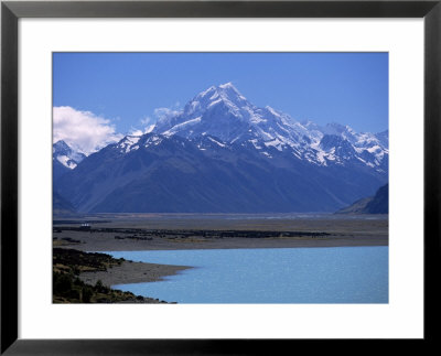 Looking North Along Lake Pukaki Towards Mt. Cook In The Southern Alps Of Canterbury, New Zealand by Robert Francis Pricing Limited Edition Print image