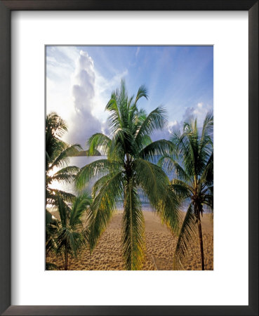 Curtain Bluff Hotel Beach, Antigua, Caribbean by Nik Wheeler Pricing Limited Edition Print image