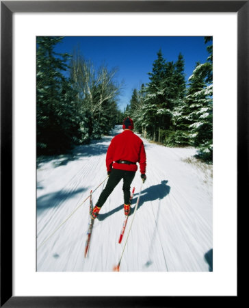Cross-Country Skiing, Lake Placid, New York by Skip Brown Pricing Limited Edition Print image