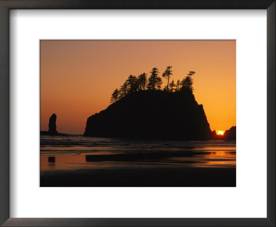 Sunset On Second Beach In Olympic National Park by Phil Schermeister Pricing Limited Edition Print image