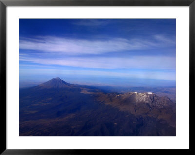 Aerial View Of Popocatepetl And Iztaccihuatl Volcanoes by Raul Touzon Pricing Limited Edition Print image