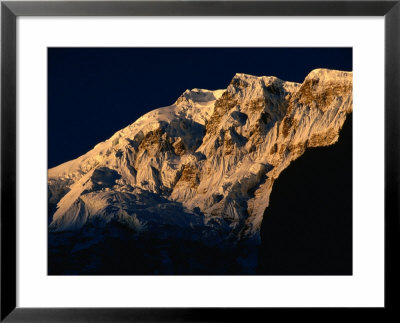 Dawn Light On Lamjung Himal On Annapurna Trek, Gandaki, Nepal by Gareth Mccormack Pricing Limited Edition Print image