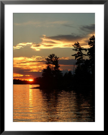 Reflection On Lake Of The Woods, Ontario, Canada by Keith Levit Pricing Limited Edition Print image