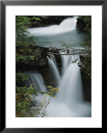 Time Exposure Of Johnston Creek Near The Upper Falls by Raymond Gehman Pricing Limited Edition Print image