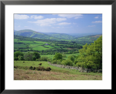 Fields In The Valleys Near Brecon, Powys, Wales, Uk, Europe by Roy Rainford Pricing Limited Edition Print image