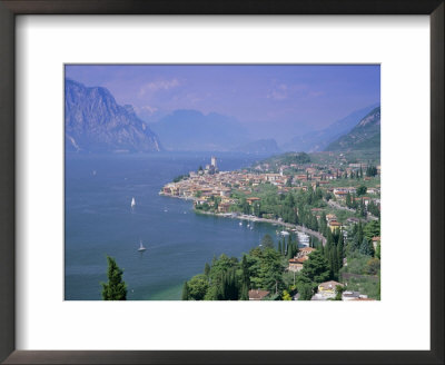 Malcesine, Lago Di Garda (Lake Garda), Italian Lakes, Trentino-Alto Adige, Italy, Europe by Gavin Hellier Pricing Limited Edition Print image