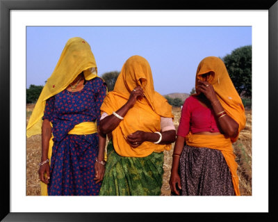 Women On A Farm In Jaipur, Jaipur, India by Michael Coyne Pricing Limited Edition Print image