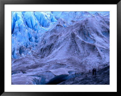 Day Hikers Near The Terminus Of The Exit Glacier, Kenai Fjords National Park, Usa by Brent Winebrenner Pricing Limited Edition Print image