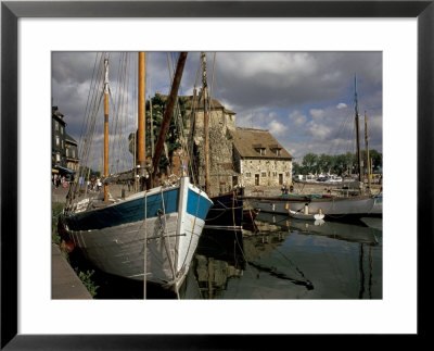 Old Port, Honfleur, Normandy, France by David Barnes Pricing Limited Edition Print image