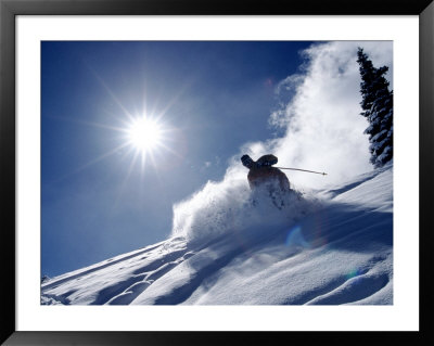Man Skiing At Breckenridge Resort, Co by Bob Winsett Pricing Limited Edition Print image