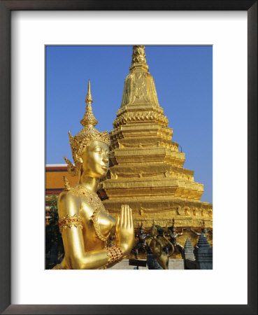 Wat Phra Kaeo, Grand Palace, Bangkok, Thailand, Asia by Bruno Morandi Pricing Limited Edition Print image