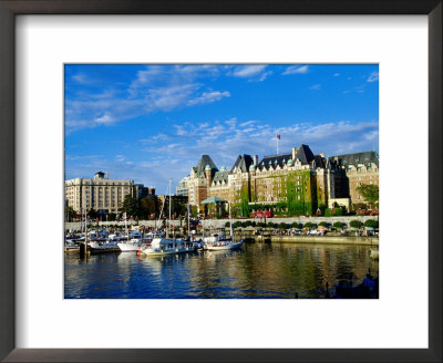 Inner Harbour Marina, Victoria, Canada by Frank Carter Pricing Limited Edition Print image