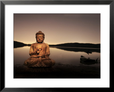 Golden Buddha Lakeside by Jan Lakey Pricing Limited Edition Print image
