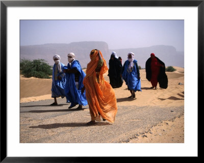 Local People Travel The Road Between Nouadhibou And Mouackchott, Mauritania by Jane Sweeney Pricing Limited Edition Print image