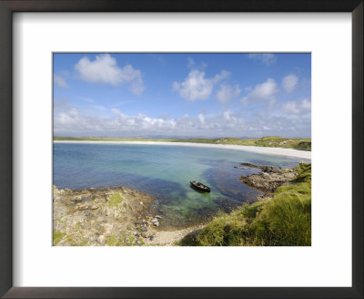 Fishing Boat At Dogs Bay, Connemara, County Galway, Connacht, Republic Of Ireland (Eire), Europe by Gary Cook Pricing Limited Edition Print image