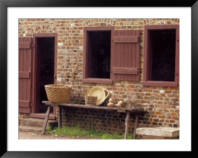 Sweetgrass Baskets And Gourds By Slave Quarters At Boone Hall Plantation, South Carolina, Usa by Julie Eggers Pricing Limited Edition Print image