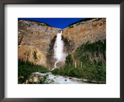 Takakkaw Falls And Yoho River, Yoho National Park, Canada by David Tomlinson Pricing Limited Edition Print image