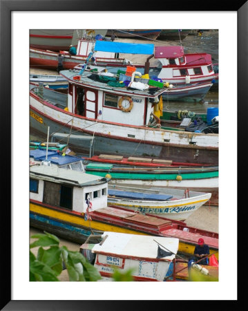 Colorful Boats, Panama City, Panama by Keren Su Pricing Limited Edition Print image