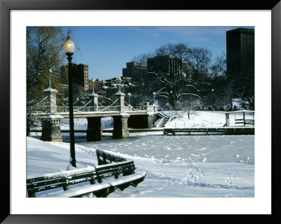 Public Gardens After Snow, Boston, Ma by Paul Bruneau Pricing Limited Edition Print image