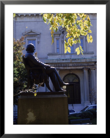 Statue Of George Peabody, Baltimore, Md by Ralph Krubner Pricing Limited Edition Print image