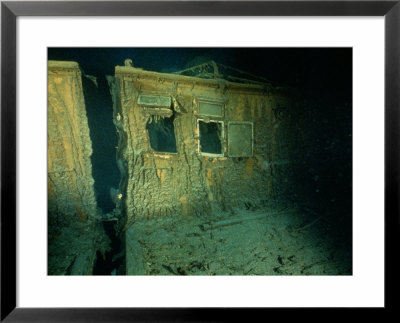 Windows Of The Officers Quarters On The Starboard Side Of The R.M.S. Titanic by Emory Kristof Pricing Limited Edition Print image