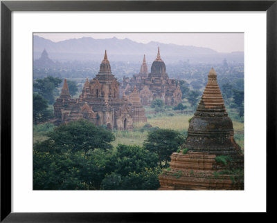 Cone-Shaped Spires Top Buddhist Temples by Paul Chesley Pricing Limited Edition Print image