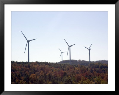 Wind Turbines On The Mountainous Hills Near Somerset, Pennsylvania by Stacy Gold Pricing Limited Edition Print image