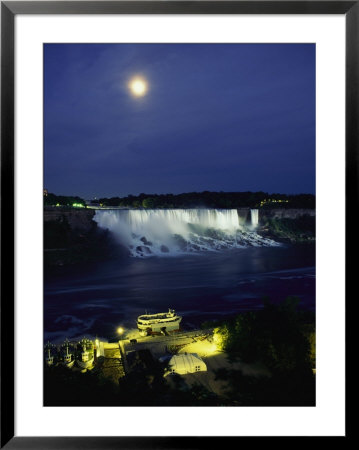 American Side Of Niagara Falls, Seen At Night From Niagara Oaks Garden by Richard Nowitz Pricing Limited Edition Print image