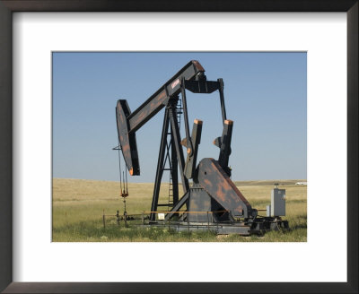 Oil Rig Pumps Oil From The Montana Ground by Joel Sartore Pricing Limited Edition Print image
