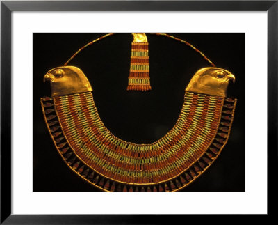Gold And Fiance Beaded Necklace, Cairo, Egypt by Claudia Adams Pricing Limited Edition Print image