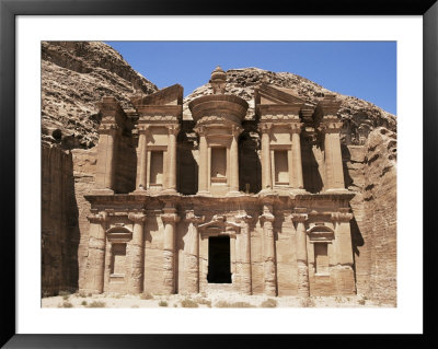 Ad-Dayr (The Monastery), Petra, Unesco World Heritage Site, Jordan, Middle East by Neale Clarke Pricing Limited Edition Print image
