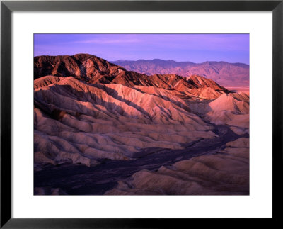 Folds Of Land Viewed From Zabriskie Point At Sunrise, Nevada by Dominic Bonuccelli Pricing Limited Edition Print image