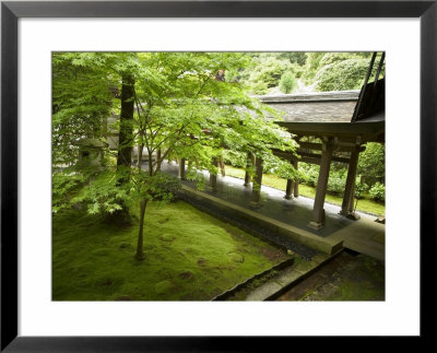 Ryoanji Temple Moss Garden, Ryoan-Ji Temple, Unesco World Heritage Site, Kyoto City, Honshu, Japan by Christian Kober Pricing Limited Edition Print image