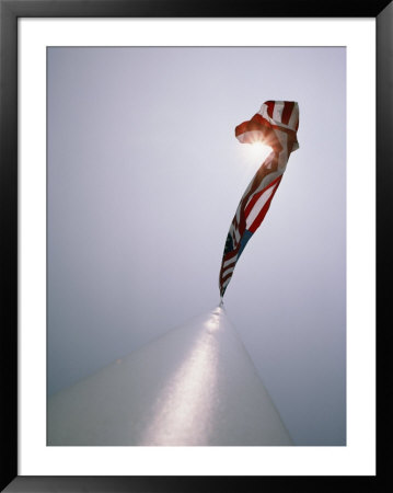 View Looking Directly Up A Flagpole by Stephen St. John Pricing Limited Edition Print image