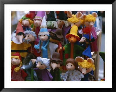 A Colorful Display Of Finger Puppets by Raul Touzon Pricing Limited Edition Print image