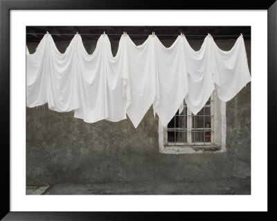 Linens Hang Out To Dry On A Clothesline by Jodi Cobb Pricing Limited Edition Print image