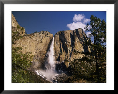 A Scenic View Of A Waterfall And The Cliffs Surrounding It by Paul Nicklen Pricing Limited Edition Print image