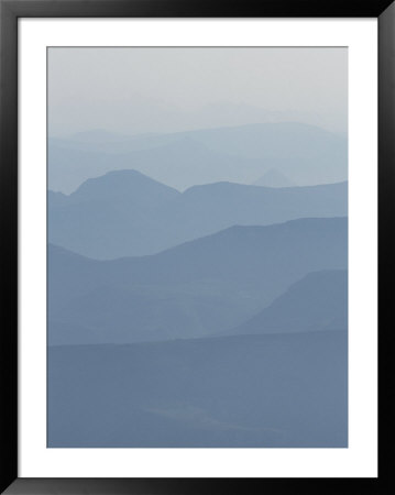Hazy Mountain Ridges In Provence by Nicole Duplaix Pricing Limited Edition Print image