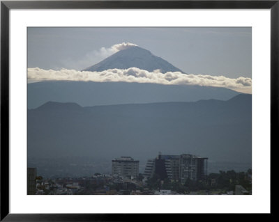 Smoke Billows From A Volcano Within Sight Of Mexico City by Raul Touzon Pricing Limited Edition Print image