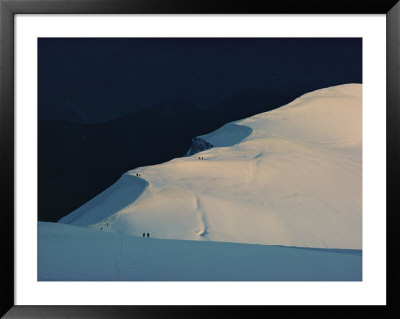 Mont Blanc With Climbers by George F. Mobley Pricing Limited Edition Print image