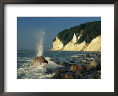 White Chalk Cliffs Of The Island Of Rugen At Jasmund National Park by Norbert Rosing Pricing Limited Edition Print image