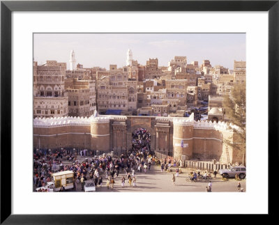 Bab Al Yemen, Old Town, Sana'a, Unesco World Heritage Site, Republic Of Yemen, Middle East by Sergio Pitamitz Pricing Limited Edition Print image
